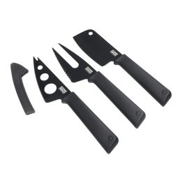 Hudson Essentials Stainless Steel Cheese Knife Set – 6 Knives