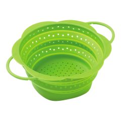 Colander collapsible green 23cm