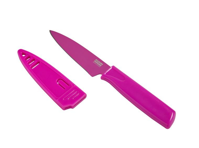 Khun Rikon Paring Knife Fuchsia Pink