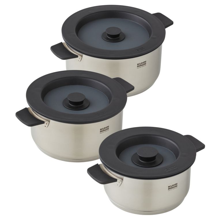 Smart  Compact pots Piece Set 1.5 L 3.0 L 5.0 L